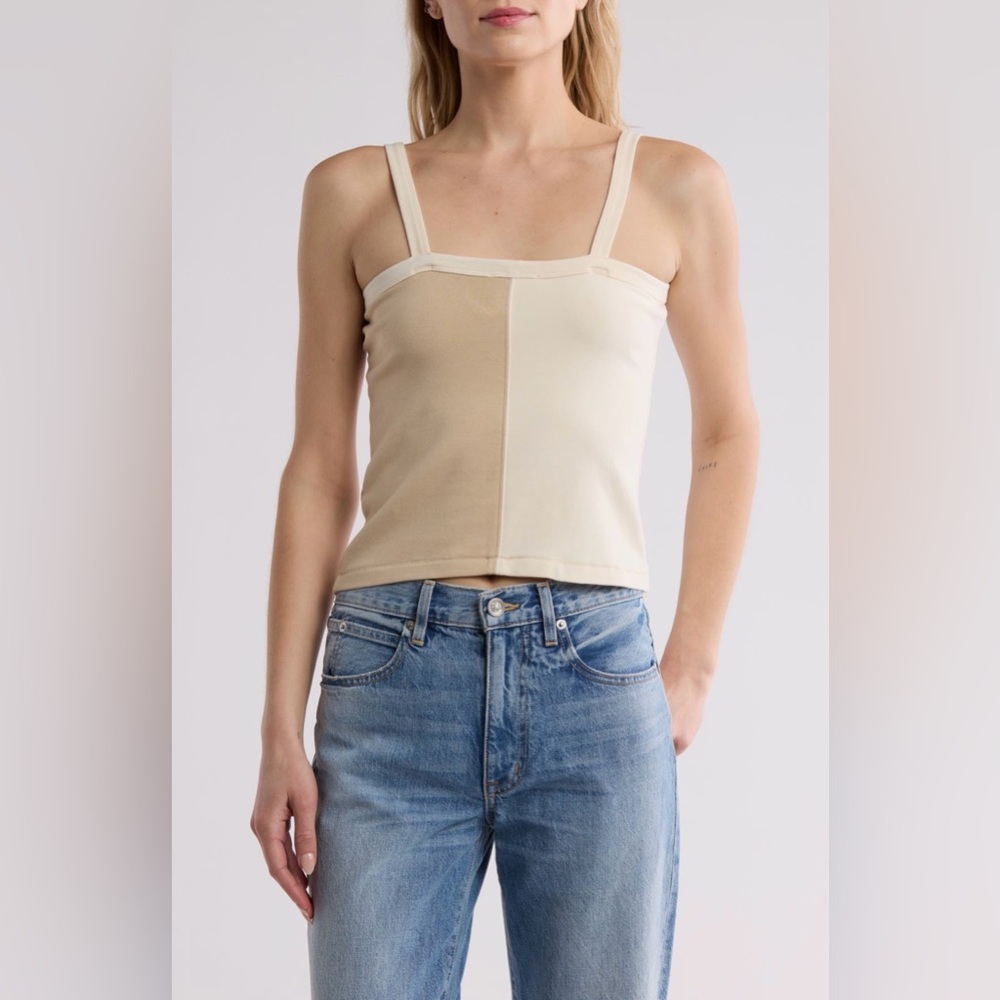Madewell Colorblock Tank NWT - Picture 1 of 6